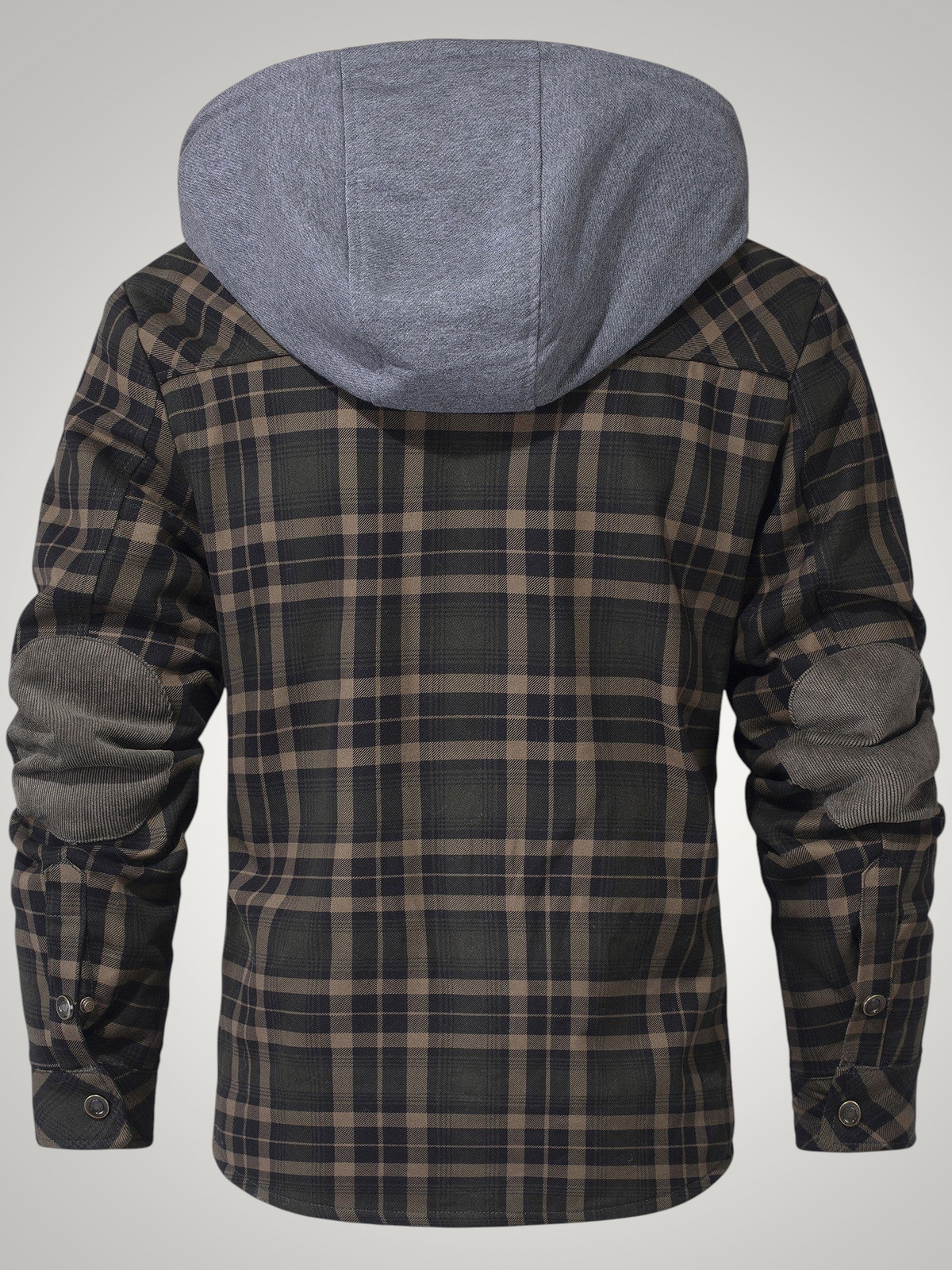 Henry | Herren Gefütterte Karierte Hemdjacke
