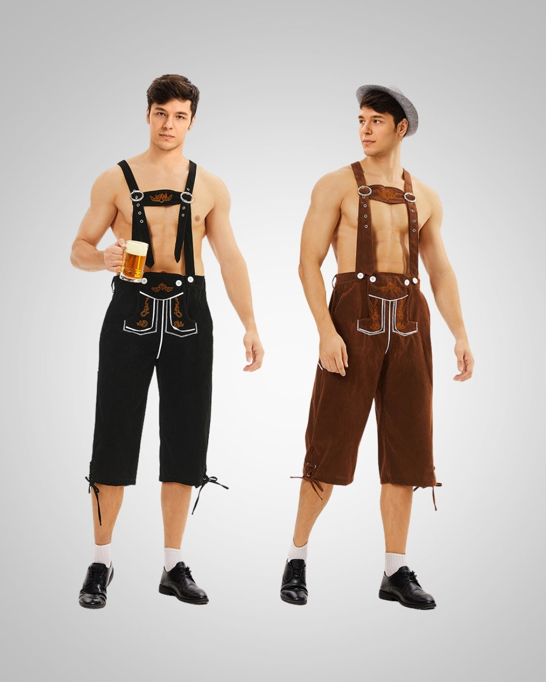 Christoph | Herren Traditionell Knielange Lederhose