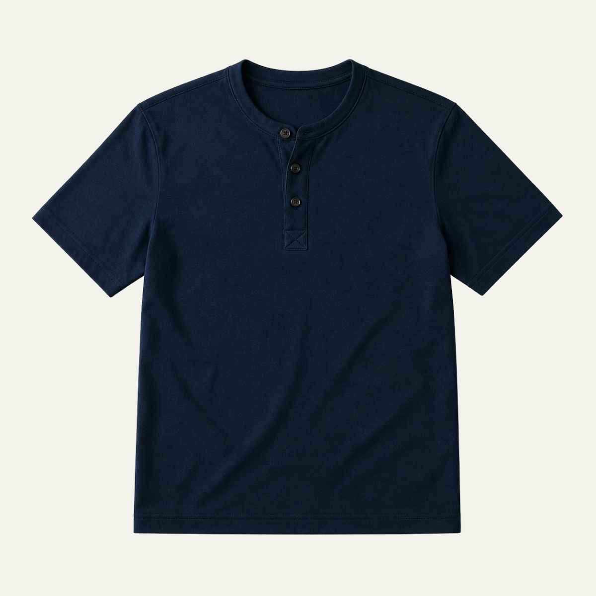 Raymond | Herren Relaxed Kurze Ärmel Henley T-Shirt