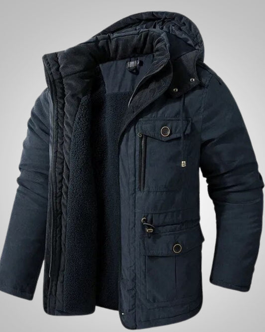 John | Herren Kapuze Gepolsterter Winter Parka