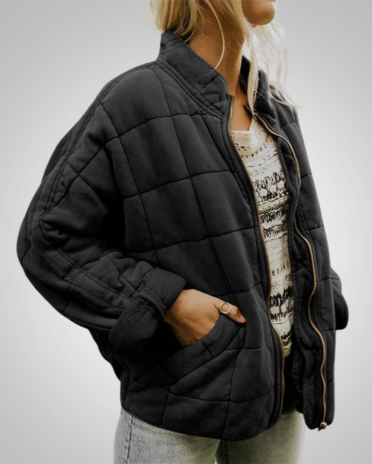 Claudia | Damen Oversized Lässiger Zeitloser Jacke