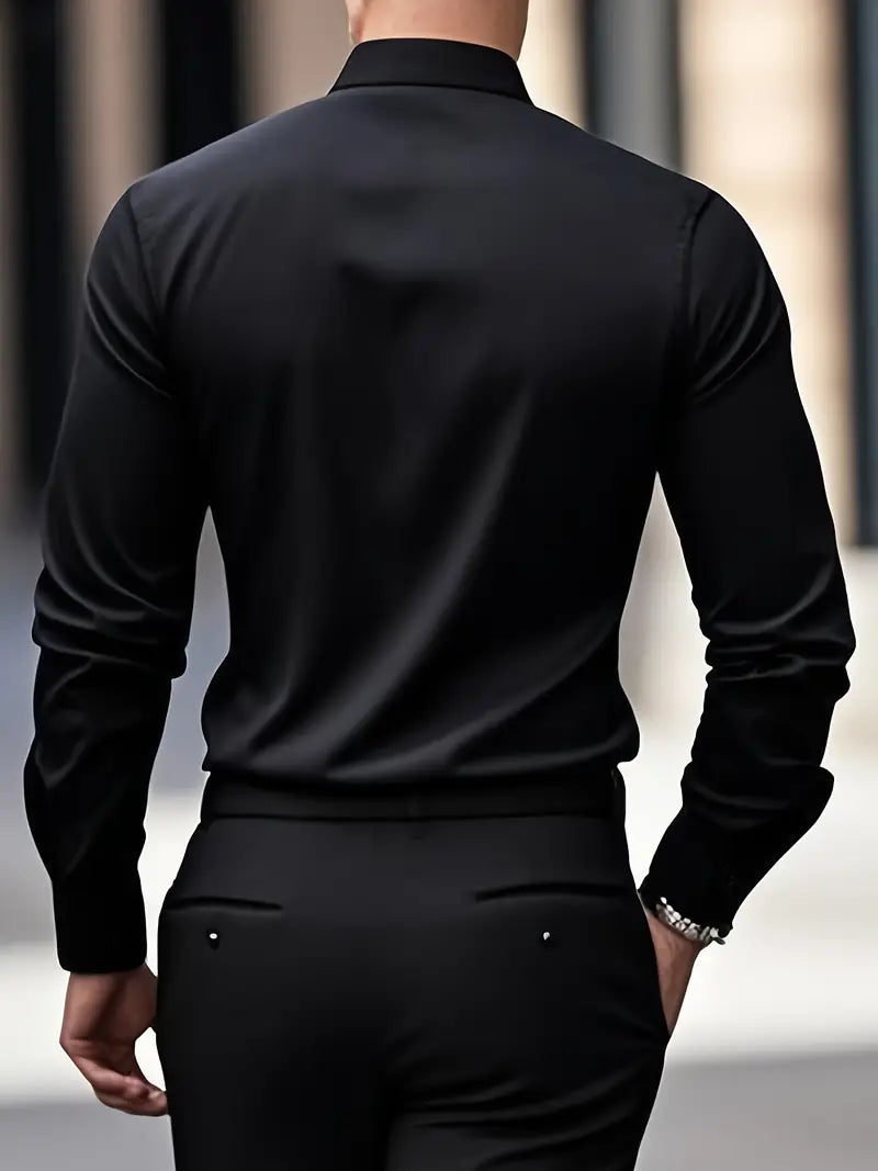 Bernd | Herren Slim Fit Langarm Businesshemd