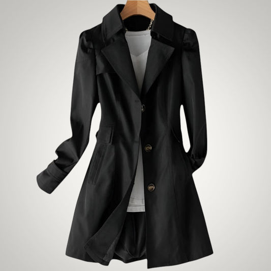 Christina | Damen Casual Langer Wasserdichte Trenchcoat