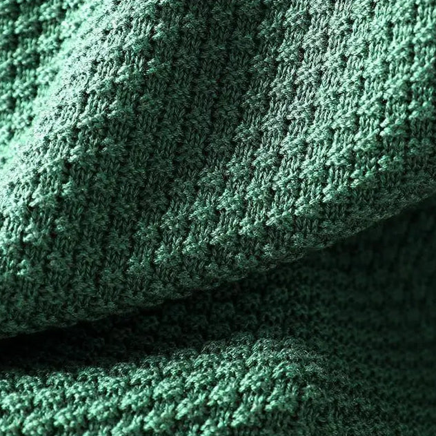 Barbara | Damen Strukturierter Oversized Pullover mit Stehkragen