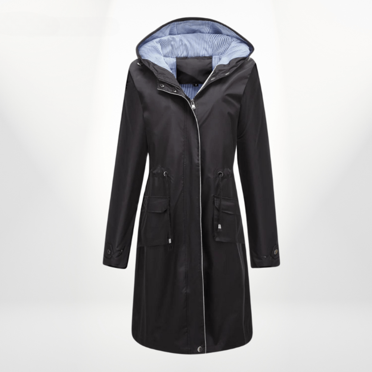 Angelika | Damen Klassisch Kordelzug Regenjacke