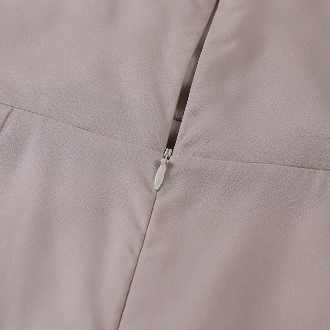 Helga | Damen Figurbetontes Maxi Abendkleid mit Seitenschlitz