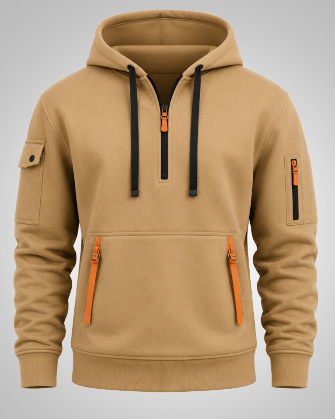 Daniel | Herren Sportlicher Half-Zip Hoodie