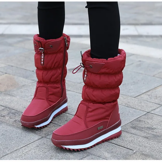 Elisabeth | Damen Gefütterte Wattierte Winterstiefel