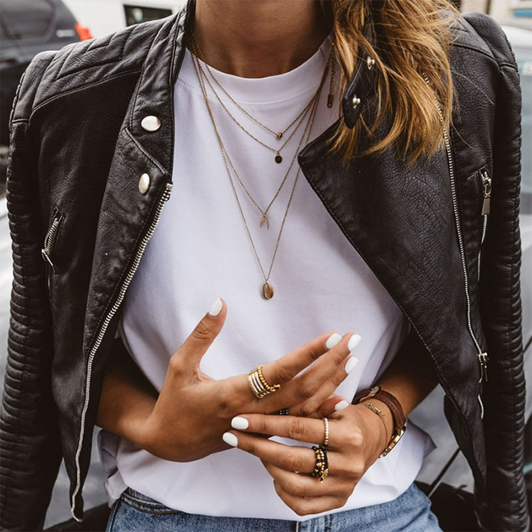 Helena | Damen Reißverschluss Leder Bikerjacke