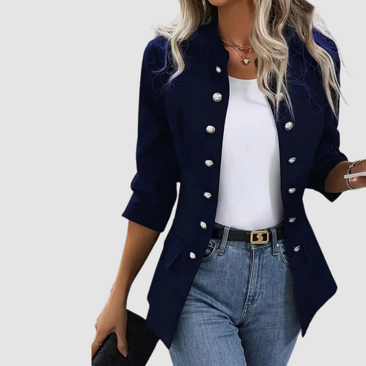 Lea | Damen Taillierter Zweireihiger Blazer