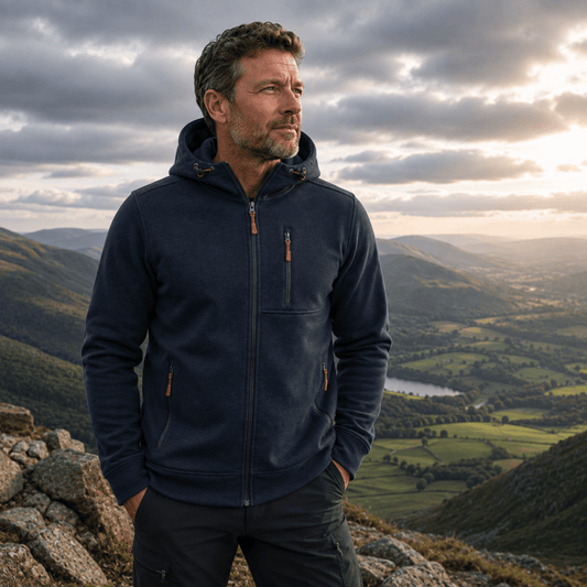 Martin | Herren Sportliches Reißverschluss Hoodie