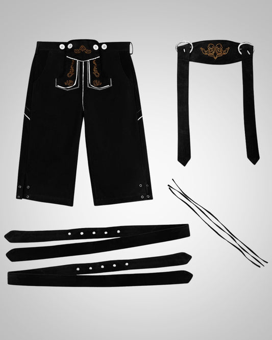 Christoph | Herren Traditionell Knielange Lederhose
