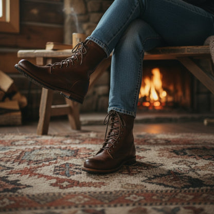 Sam | Casual Schnürstiefeletten mit Niedriger Absatz