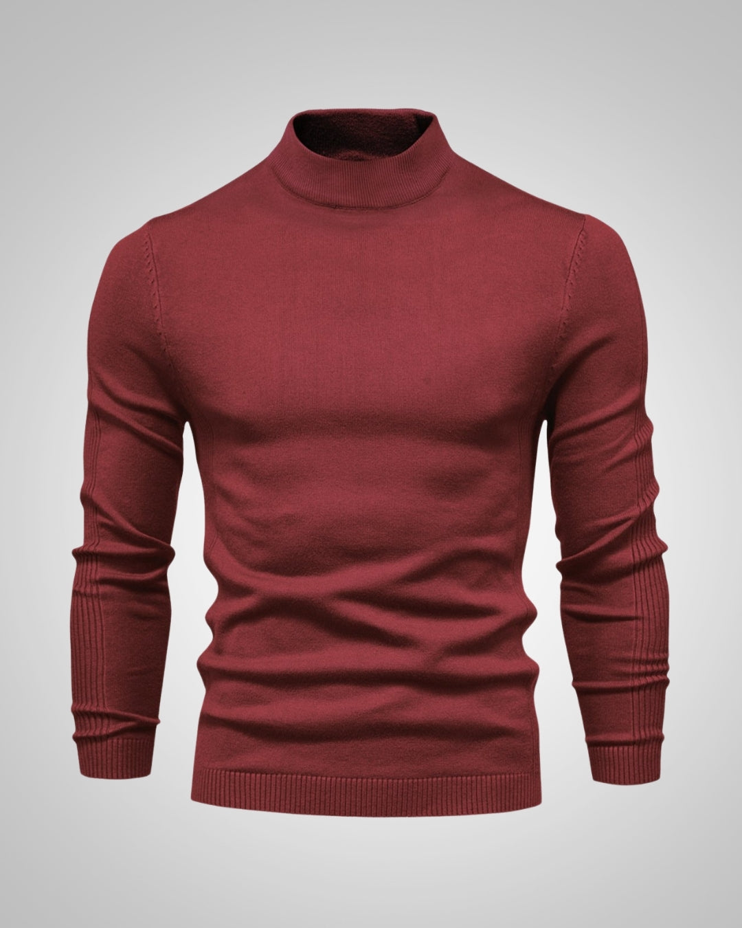 Fabian | Herren Klassiker Stehkragenpullover