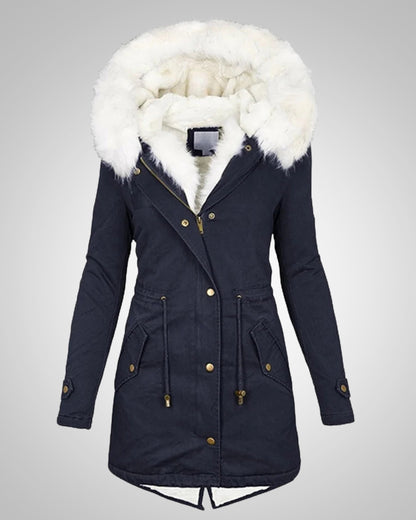 Nele | Damen Gefütterte Winter Parka Jacke