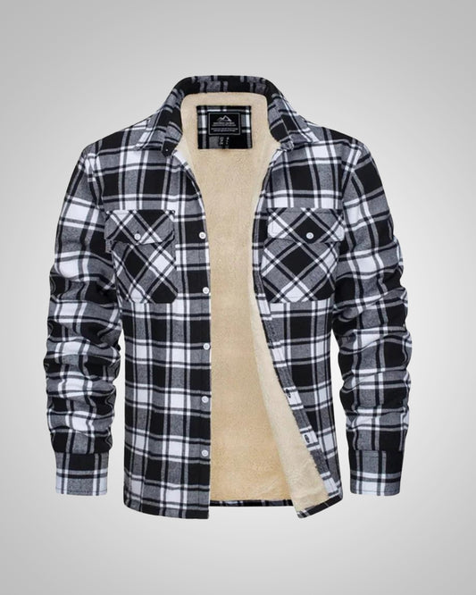 Marcel | Herren Sherpagefütterte Hemdjacke