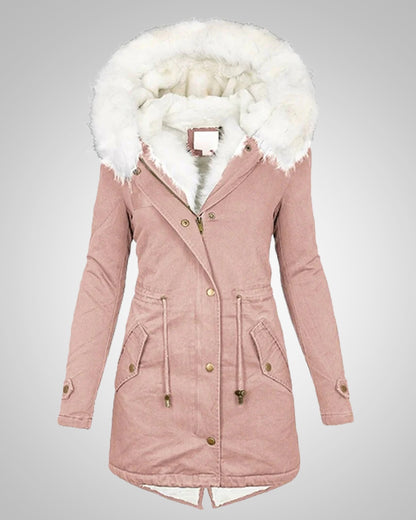Nele | Damen Gefütterte Winter Parka Jacke