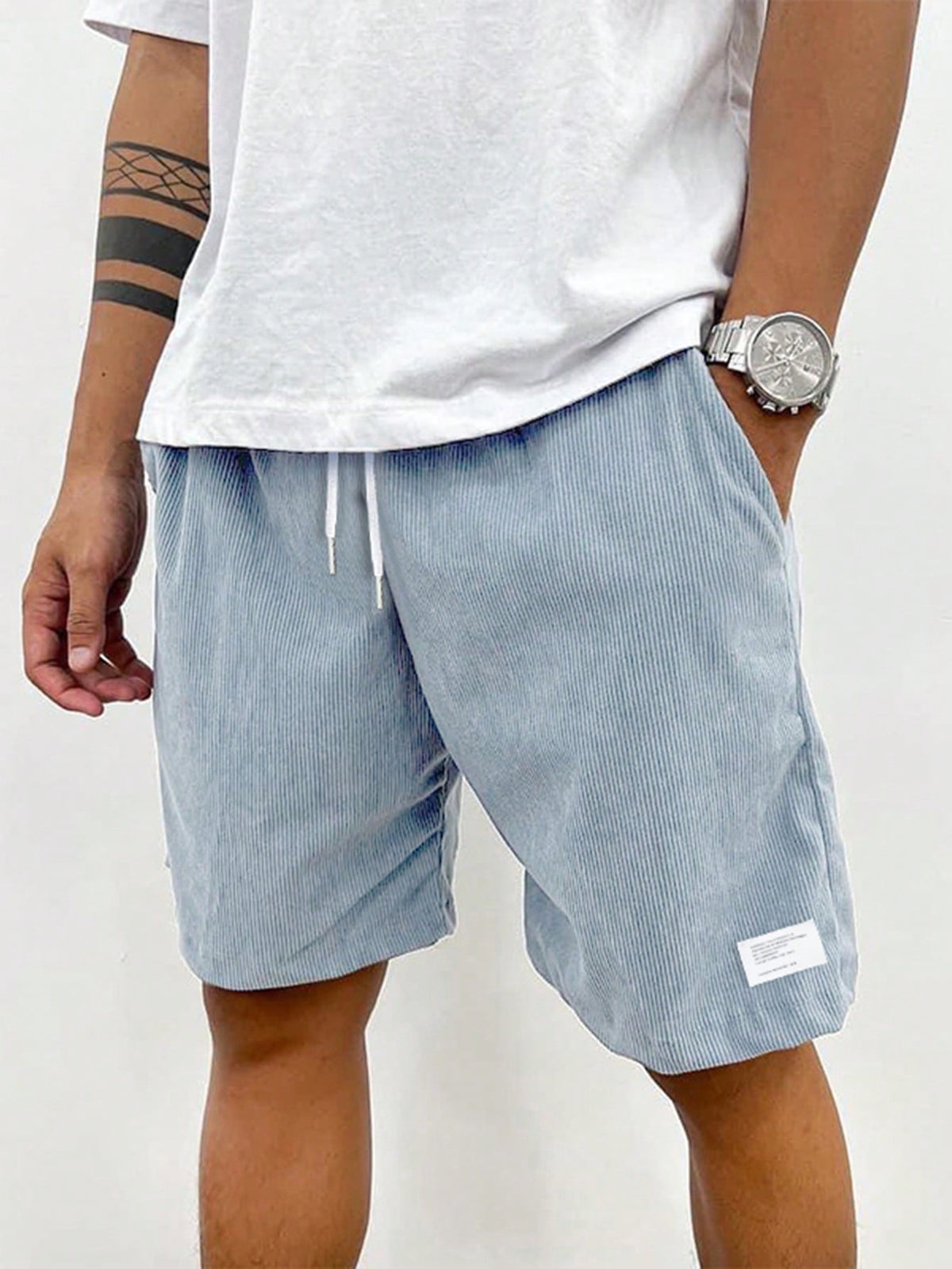 Herren Relaxed Fit Freizeit Kurze Shorts