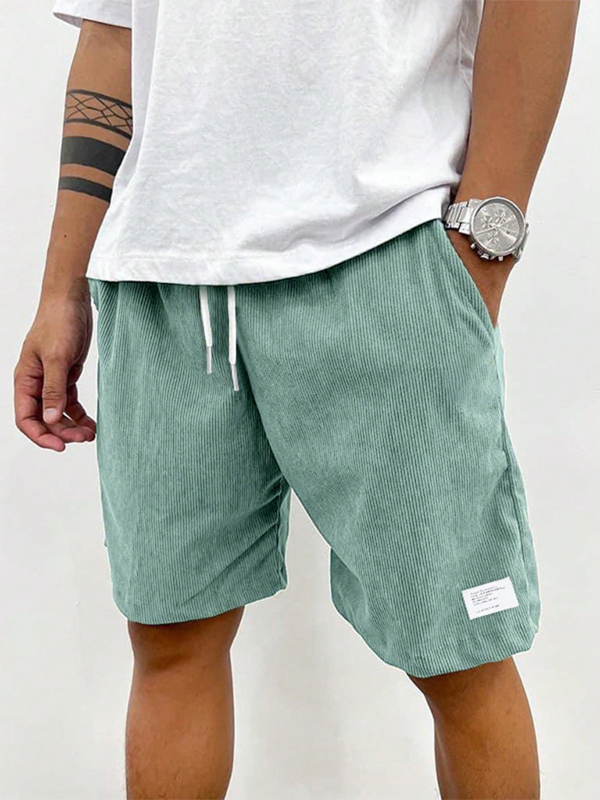 Herren Relaxed Fit Freizeit Kurze Shorts