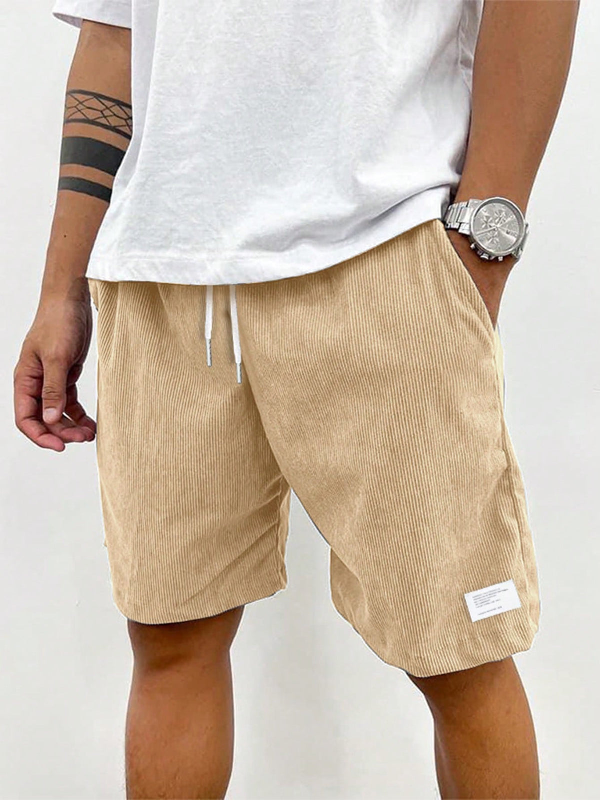Herren Relaxed Fit Freizeit Kurze Shorts