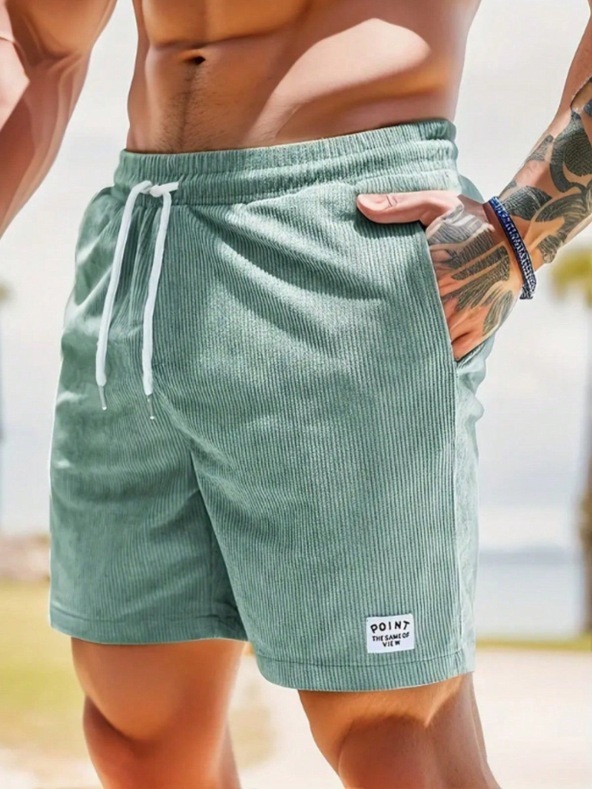 Herren Relaxed Fit Freizeit Kurze Shorts