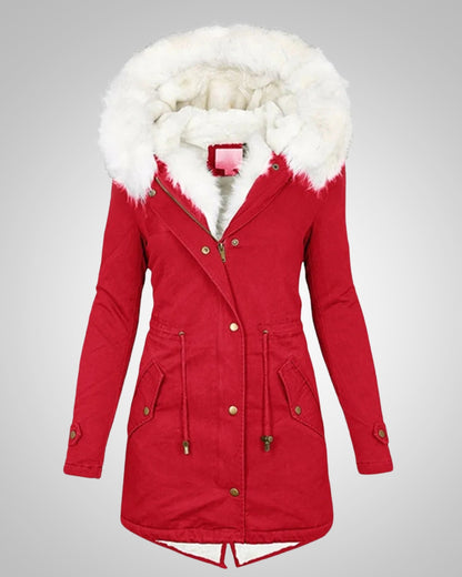 Nele | Damen Gefütterte Winter Parka Jacke