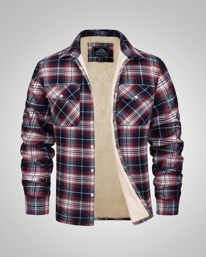 Marcel | Herren Sherpagefütterte Hemdjacke