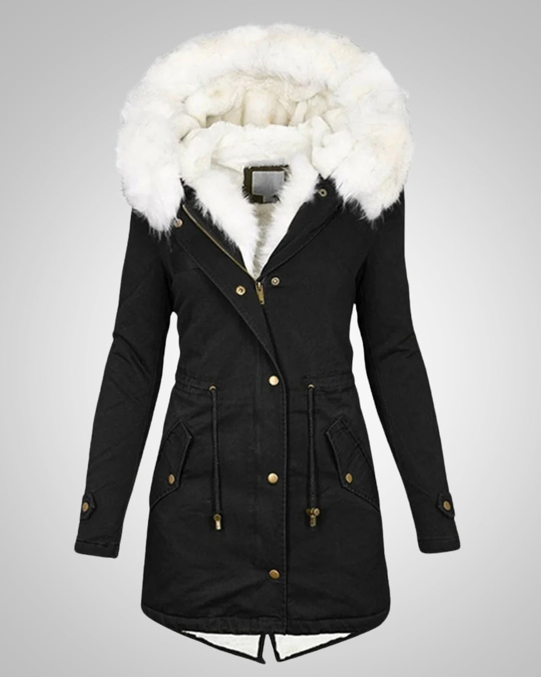 Nele | Damen Gefütterte Winter Parka Jacke