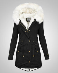 Nele | Damen Gefütterte Winter Parka Jacke