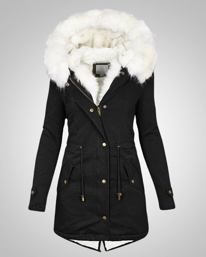 Nele | Damen Gefütterte Winter Parka Jacke
