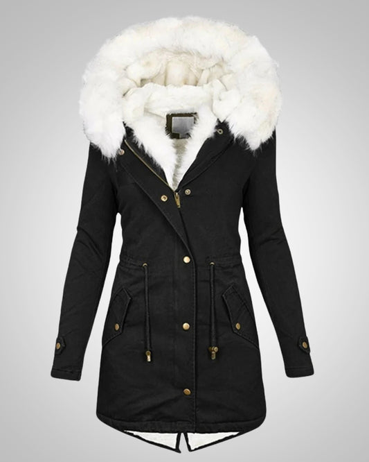 Nele | Damen Gefütterte Winter Parka Jacke