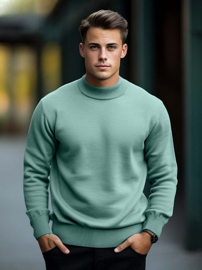 Fabian | Herren Klassiker Stehkragenpullover