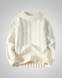 Julian | Herren Casual Winter Zopfstrickpullover