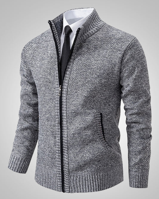 Torsten | Herren Klassischer Reissverschluss-Pullover