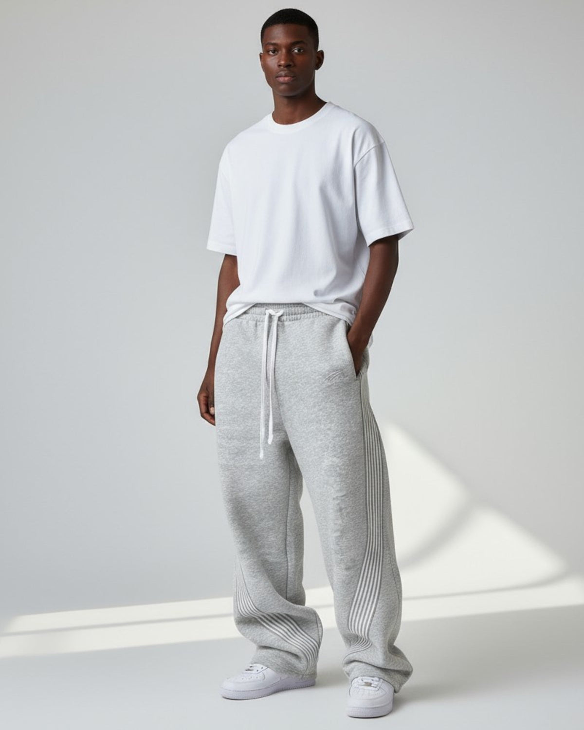 Ben | Herren Lässige Weite Hose