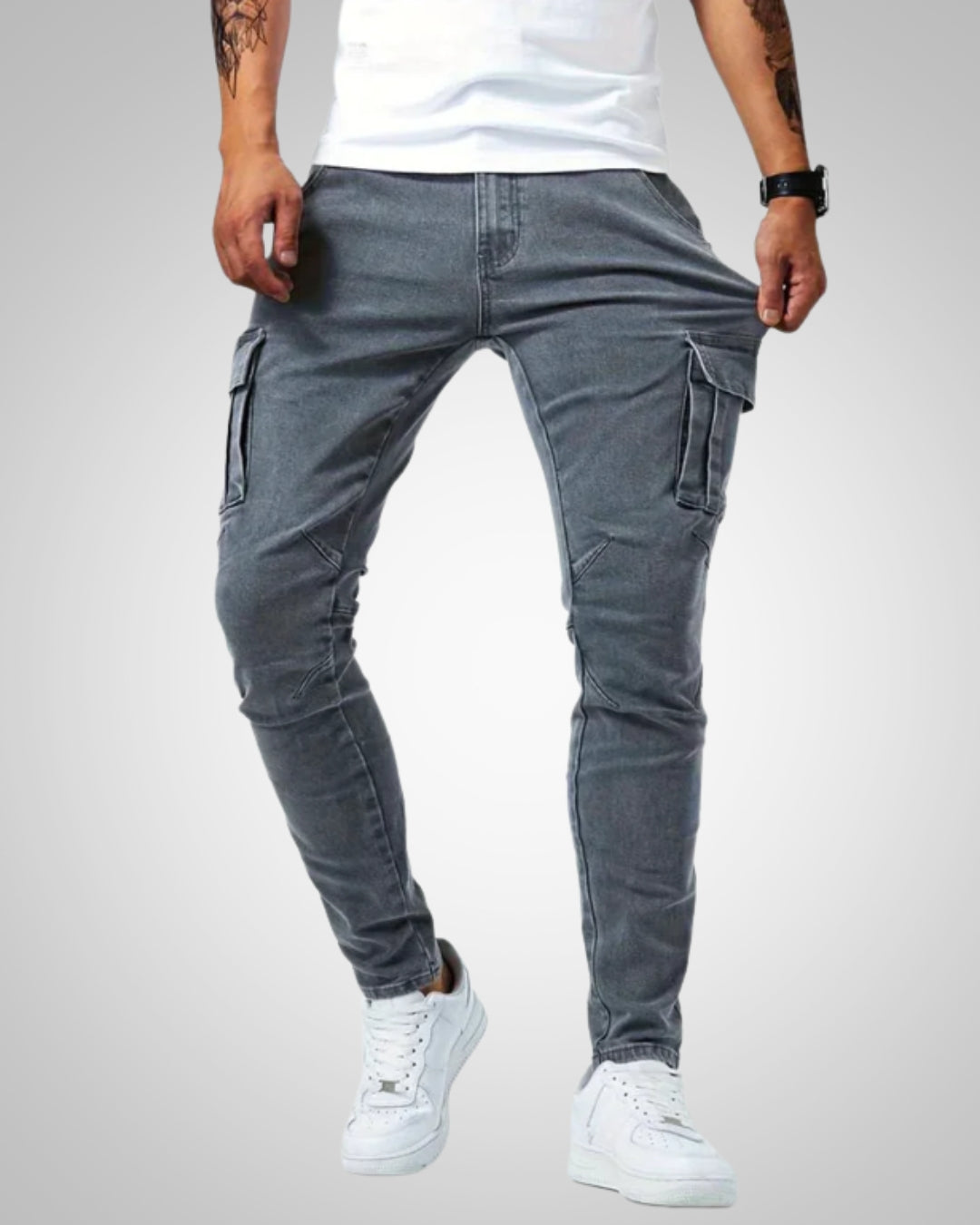 David | Herren Lässige Slim Fit Hose