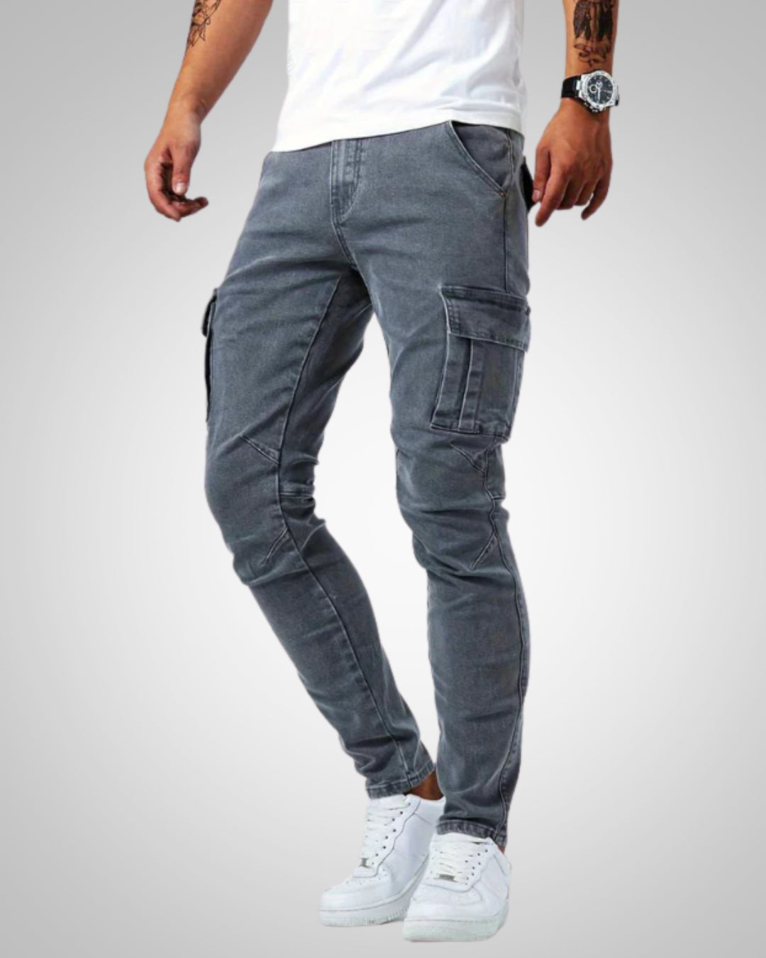 David | Herren Lässige Slim Fit Hose