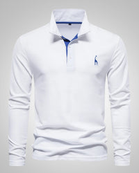 Paul | Herren Legeres Langen Ärmeln Poloshirt