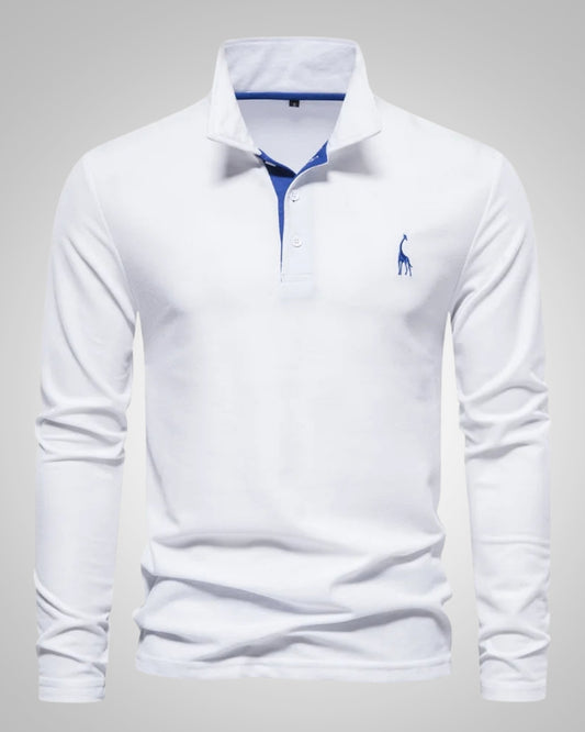 Paul | Herren Legeres Langen Ärmeln Poloshirt