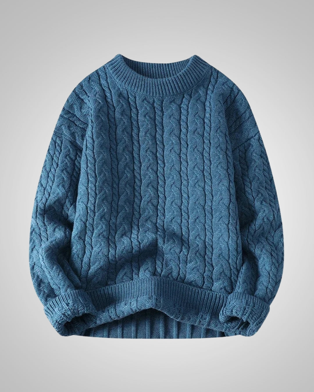 Julian | Herren Casual Winter Zopfstrickpullover