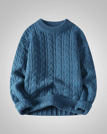 Julian | Herren Casual Winter Zopfstrickpullover