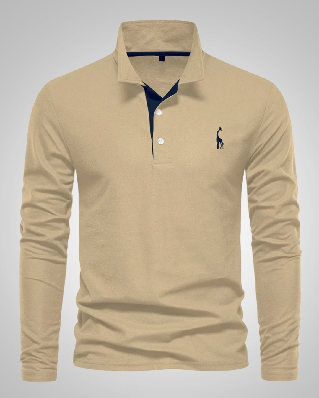 Paul | Herren Legeres Langen Ärmeln Poloshirt