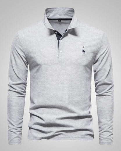 Paul | Herren Legeres Langen Ärmeln Poloshirt
