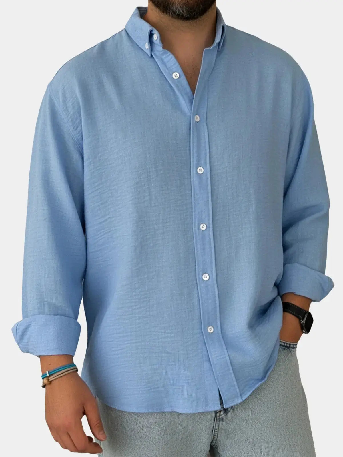Nicholas | Herren Klassisches Button-Down Hemd