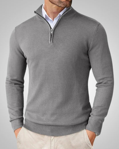 Kenneth | Herren Slim Fit Quarter-Zip Pullover