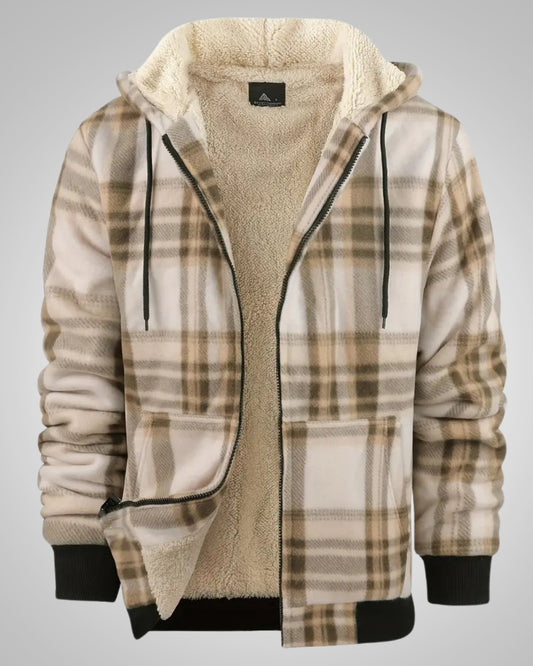 Timothy | Herren Karierte Gefütterte Jacke