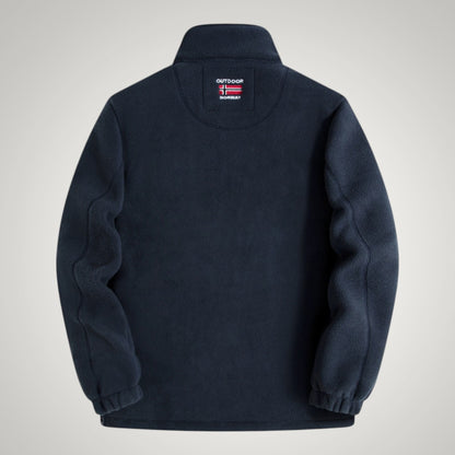 Finn | Herren Sportliche Warme Stehkragenjacke mit Reißverschluss