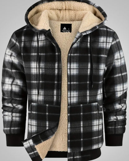 Timothy | Herren Karierte Gefütterte Jacke