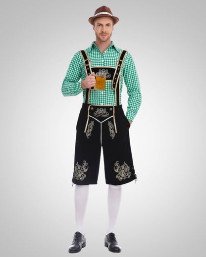 Alexander | Herren Lässig Oktoberfest Lederhose