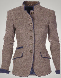 Elisabeth | Damen Taillierter Stehkragen-Blazer